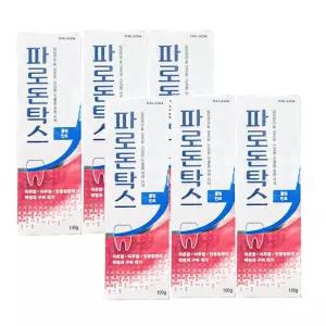 파로돈탁스 쿨링민트 치약 100g 6개저렴한치약 가족치약 상쾌한치약 사무실
