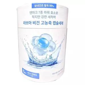 [엄지척]캡슐세제 367TKA68 아이리스앤피오니 세탁세제 실내건조 빨래 탈취 캡슐세탁 비건