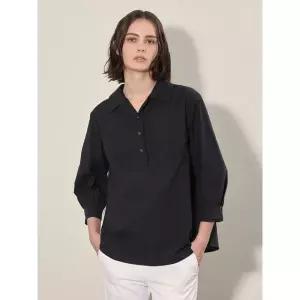 올리비아로렌 [데일리스트] 7부 스탠카라 블라우스_MDENL4F7121
