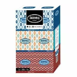 오피스넥스 크리넥스 미니 맥시 각티슈(250매x6개입)
