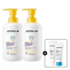 아토팜 키즈 프레쉬 2in1 샴푸 460ml, 2개