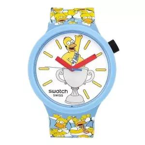 [셀러허브]스와치 손목 시계 남성 젤리 THE SIMPSONS SB05Z100 (S50801900)