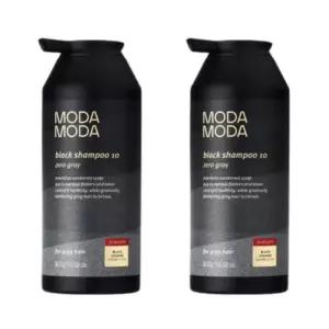 모다모다 샴푸 블랙 제로 그레이 시즌3 염색 새치 모다모아 300g 2개 MJ