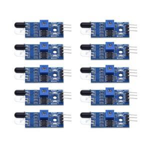 Arduino Diy 스마트 자동차 로봇 반사 집열판전 3PIN 용 1-100pcs IR 적외선 장애물 회피 센서 모듈