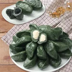 [영광떡공방] 우리쌀로 빚은 생모시떡 동부 5팩 + 검정깨 5팩