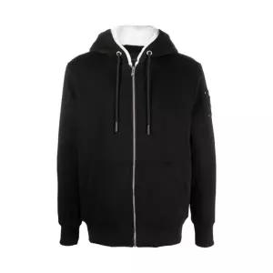 [정품 보증] 무스너클 클래식 버니 3 화이트 라이닝 후드 집업 블랙 - 22FW Moose Knuckles Classic Bunny