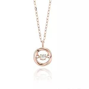 [롯데백화점]로이드 [GB] L-DIAMOND 댄싱 다이아 라운드 14K GOLD 목걸이 LNF25014D