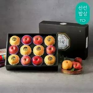 사과배 혼합 선물세트 1호 5kg (배6과+사과6과)