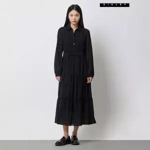 [시슬리] 하트핀 핀턱 티어드 원피스 SAOP01511_P416793512