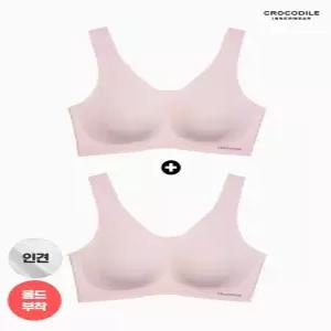 [백화점 정품] 크로커다일 이너웨어 여성속옷 라이크라 인견쉘론 몰드부착V넥 브라(하나 더) CDWBR5N30_2
