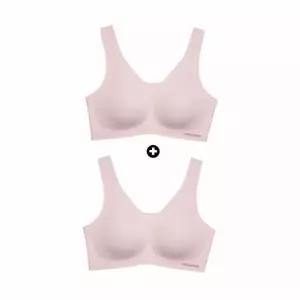 [매장정품] 크로커다일 라이크라 인견쉘론 몰드부착 V넥 브라 1+1 CDWBR5N30_2