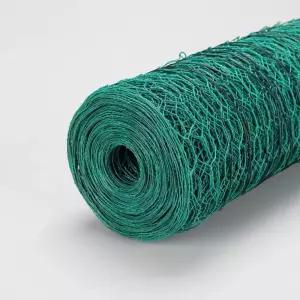 PVC 코팅망 120cm x 30m 양계망 울타리 철망 그물망 닭장 사육장 야생동물 차단