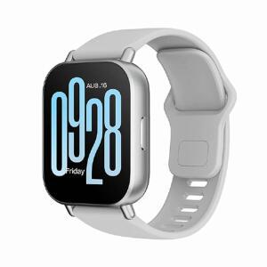 XIAOMI REDMI WATCH 5 액티브 스마트워치 2.0인치 LCD 디스플레이 배터리 수명 18일 140개 이상의 스포츠 모드 5ATM 방수 블루투스 통화 피트니스 트래커 - 매트 실버