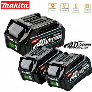마키타 40V MAX XGT 4.0Ah/5.0Ah 21700 리튬 이온 배터리 BL4050 셀 LED 전원 표시등 충전식 무선 공구