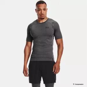언더아머 남성 HeatGear 아머 컴프레션 반팔 1361518-090