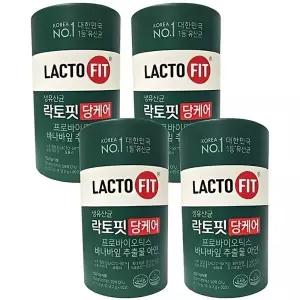 [종근당건강] 락토핏 당케어 60포 4통