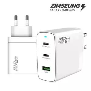 GaN 100W 멀티 3포트 USB C타입 PD PPS 초고속 충전기
