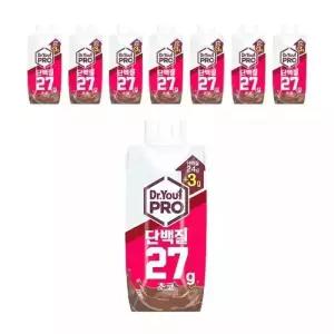 닥터유프로 27g 고함량 단백질드링크 초코 250ml, 8개