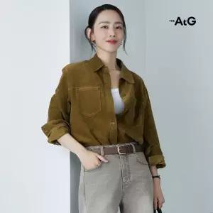 더엣지 26FW 루즈핏 코듀로이 셔츠 2종 448228