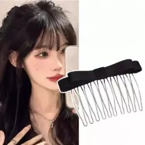 [에이치플러스몰]고급스러운 포인트 스타일 리본 빗살핀