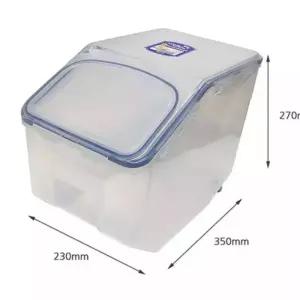 쿨샵 락앤락 계량컵 포함 10kg 쌀통 다용도 밀폐용/주방정리/잡곡통/쌀독/시리얼/보관함/주방용품/곡물통