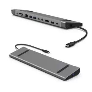 iptime 12포트 USB 허브 도킹스테이션 HDMI LAN PD