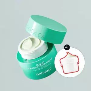 [민감피부진정/쿨링수분크림] 셀퓨전씨 포스트 알파 시카 카밍 다운 크림 50ml 기획 (+50ml 리필)