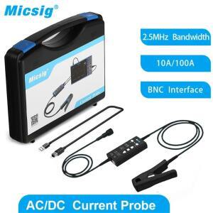 Micsig CP2100A 오실로스코프 AC/DC 전류 프로브 저주파 고정밀 800KHz/2.5MHz 대스테이션폭 100Apk