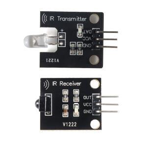 IR 적외선 송신기 및 수신기 모듈 Arduino 센서 키트용 38KHz 디지털 5V 전자 빌딩 블록 VS1838 KY-005 세