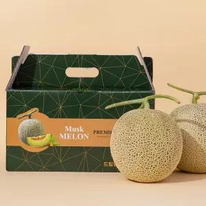 [더조은푸드] 13brix 당도선별 머스크멜론 선물세트 4kg (2kg x 2입)