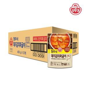 오뚜기 청주식 돼지김치짜글이 450G 12개