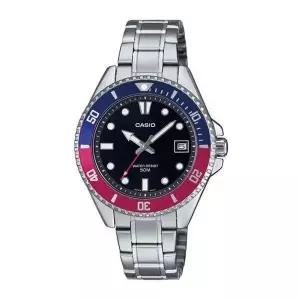 [셀러허브]카시오 흑새치 시계 메탈 남자 여자 공용 MDV-10D-1A3 (S50768167)