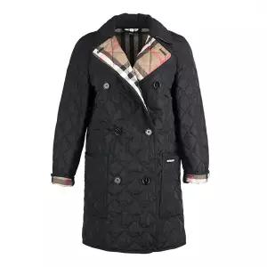 버버리 여성 다이아몬드 퀼팅 코트 TYTHING 8084199 (BLACK)