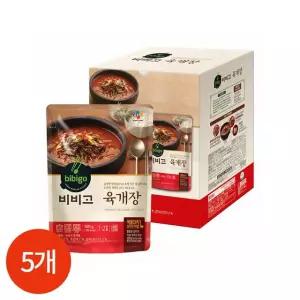 CJ 비비고 육개장 500g x 5개