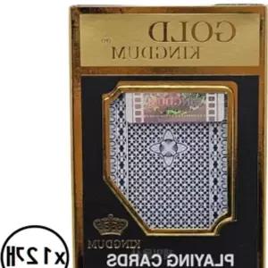 DY 골드킹덤 트럼프 카드 포커세트 플라스틱 12개 유아컵 게임소품 고급재질 yh9E590