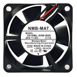NMB 인버터 냉각팬용 2410ML-05W-B60 서보 드라이브 팬 24VDC 60x60x25mm