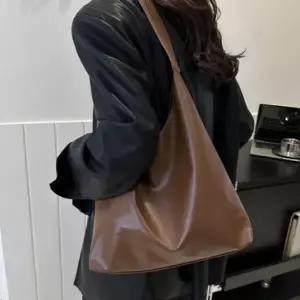 여성 배색 호보백 숄더백 토트백 보부상 여행용 가방