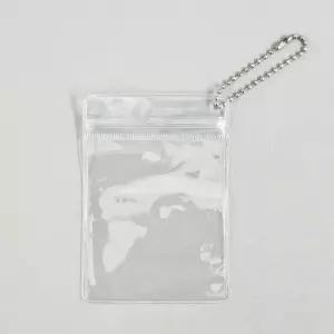 투명 지퍼백 볼체인 키링 만들기 DIY 세트 10개입 7x10