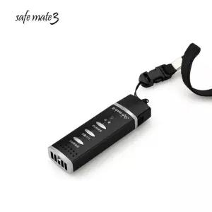 세이프메이트3 전자호각 호신용 LED후레쉬 USB 충전식/호루라기/전자/호각/휘슬/심판용/경기용/휴대용