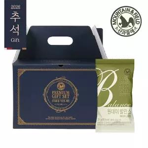 산과들에 바로배송 하루견과 원데이발란스그린 100입 선물세트 감사카드 동봉