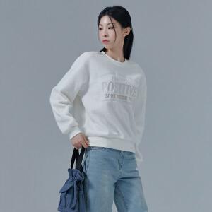 [하프클럽/체이스컬트]W 테리 자수 맨투맨