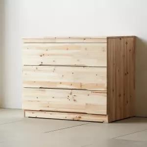 삼나무 원목 3단 서랍장 DF912071
