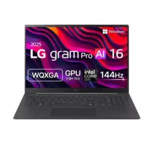 LG전자 2025 그램 Pro AI 16 WQXGA 코어Ultra5 루나레이크, 메탈그레이, 256GB, 16GB, WIN11 Home, 16Z90TS-GS56K