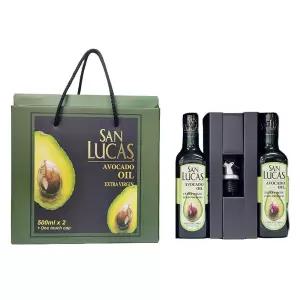 산루카스 아보카도오일 엑스트라버진 500ml x 2p 원터치캡 선물세트 한가위 추석 모임 명절 가족