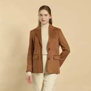 [BCBG] S 테일러드 스웨이드 JK B6S1J175