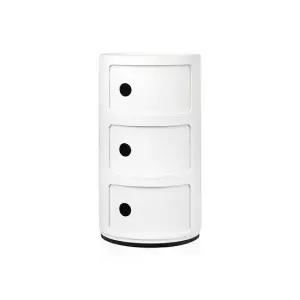 카르텔 콤포니빌리 수납장 3단 화이트 Componibili 3round White