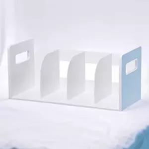 4단 책꽂이 민트 485X210X220MM 잡지꽂이 탁상용책꽂이 마이룸