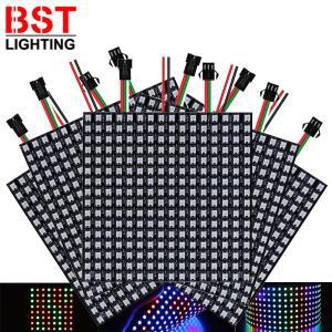 WS2812B RGB LED 디지털 조명 스트립  개별적으로 다룰 수 있는 패널 8x8  16x16  모듈 매트릭스 스크린 5V