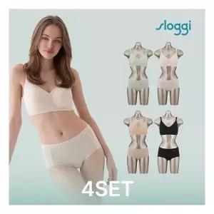 슬로기 ZEROFEEL 초경량 브라팬티 4세트2718594