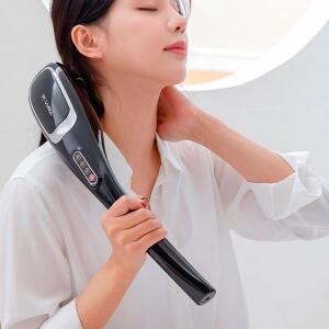 닥터웰 무선 7단계 두드림 전동 목어깨 전신마사지기계 안마기 마사지기 블랙